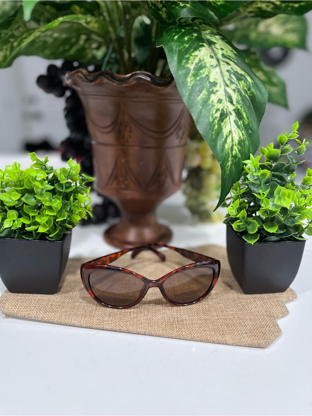 Women’s Tortoise Cat-Eye Sunglasses - Brown